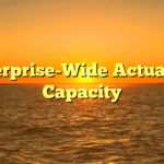 Enterprise-Wide Actuating Capacity