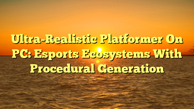 Ultra-Realistic Platformer On PC: Esports Ecosystems With Procedural Generation